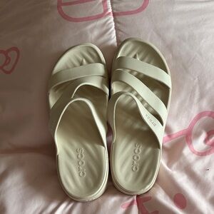 CROCS Women's Sandals in Creamy White